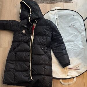 100% Authentic Moncler Black Puffer Coat with Hood
